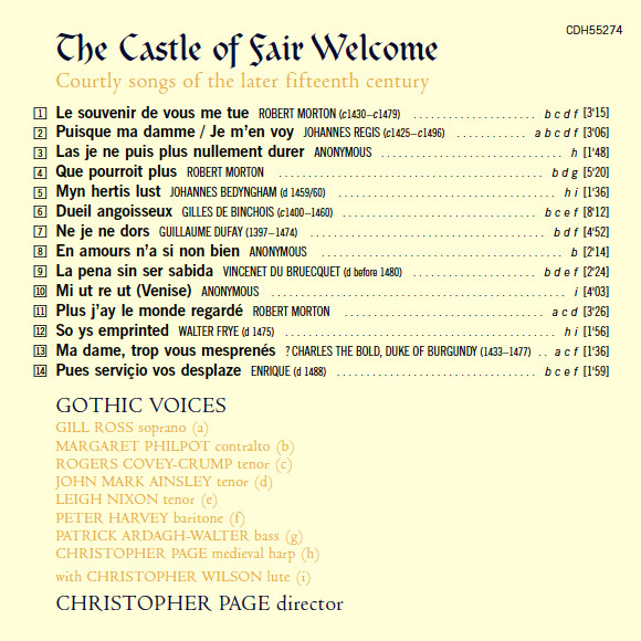 Gothic Voices (2), Christopher Wilson (2), Christopher Page-2