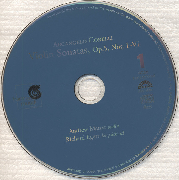 Corelli* - Andrew Manze, Richard Egarr-4
