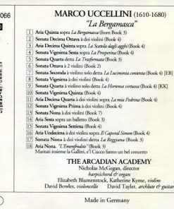 Marco Uccellini, The Arcadian Academy*, Nicholas McGegan-1