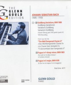 J.S. Bach* - Glenn Gould-1