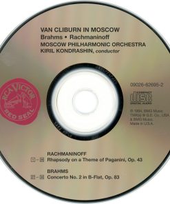 Van Cliburn, Moscow Philharmonic Orchestra, Kiril Kondrashin : Brahms*, Rachmaninoff*-2