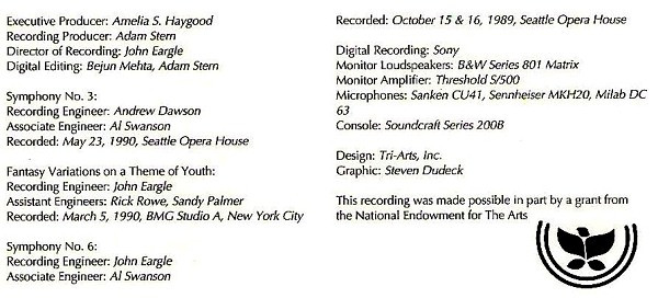Howard Hanson - Seattle Symphony*, New York Chamber Symphony, Gerard Schwarz, Carol Rosenberger-3