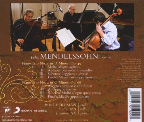 Mendelssohn*, Emanuel Ax, Yo-Yo Ma, Itzhak Perlman-1