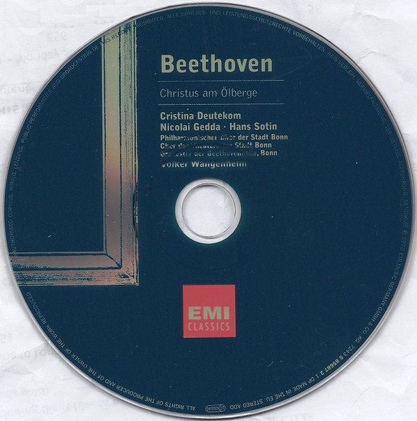 Ludwig van Beethoven, Cristina Deutekom, Nicolai Gedda, Hans Sotin, Philharmonischer Chor Der Stadt Bonn, Chor Des Theaters Der Stadt Bonn, Orchester Der Beethovenhalle Bonn, Volker Wangenheim-3