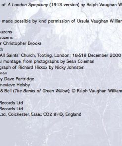 Vaughan Williams* / George Butterworth Butterworth London Symphony Orchestra, Richard Hickox-2