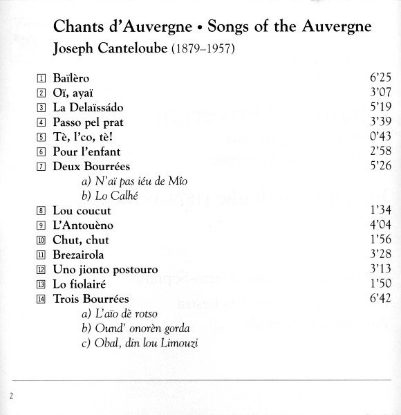 Canteloube* - Frederica Von Stade, Royal Philharmonic Orchestra, Antonio De Almeida-3