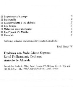 Canteloube* - Frederica Von Stade, Royal Philharmonic Orchestra, Antonio De Almeida-4