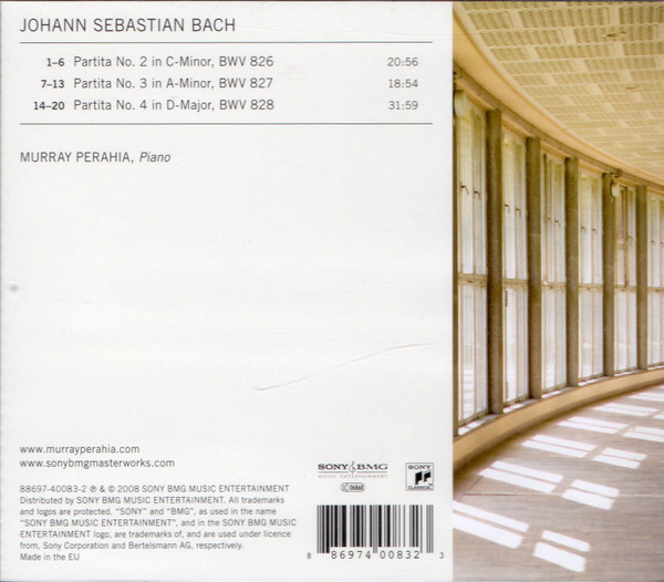 Murray Perahia, Bach*-1