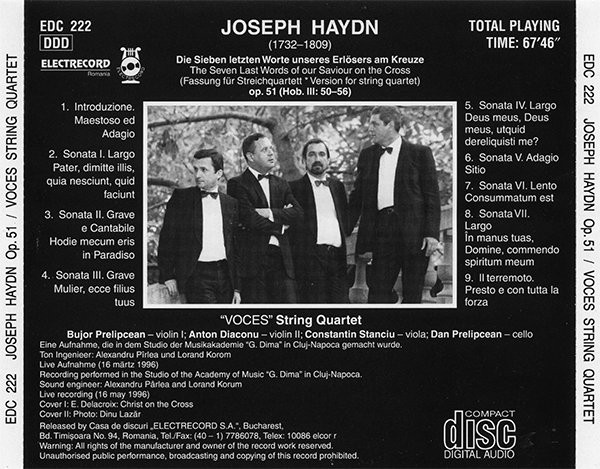 Joseph Haydn - Voces String Quartet*-1