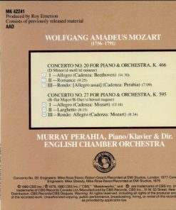 Murray Perahia Plays And Conducts Wolfgang Amadeus Mozart, English Chamber Orchestra-1