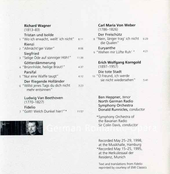 Ben Heppner, North German Radio Symphony Orchestra*, Donald Runnicles-1