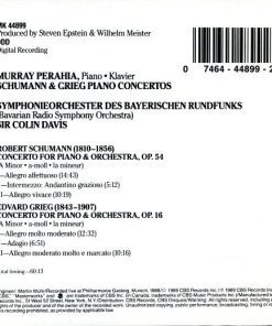 Schumann* / Grieg* - Murray Perahia, Symphonieorchester Des Bayerischen Rundfunks*, Sir Colin Davis-1