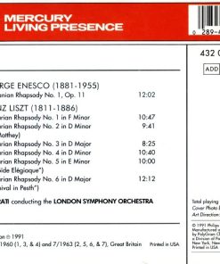 Enesco* / Liszt* - Antal Dorati Conducting The London Symphony Orchestra-2