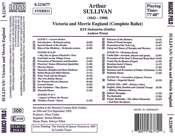 Sir Arthur Sullivan, RTE Sinfonietta, Andrew Penny-1