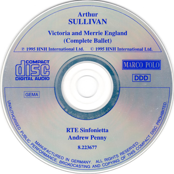 Sir Arthur Sullivan, RTE Sinfonietta, Andrew Penny-2