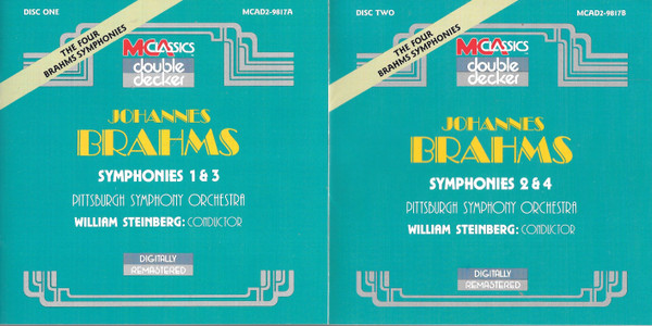 Johannes Brahms, Pittsburgh Symphony Orchestra, William Steinberg-0