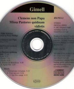 Clemens Non Papa, The Tallis Scholars, Peter Phillips (2)-2