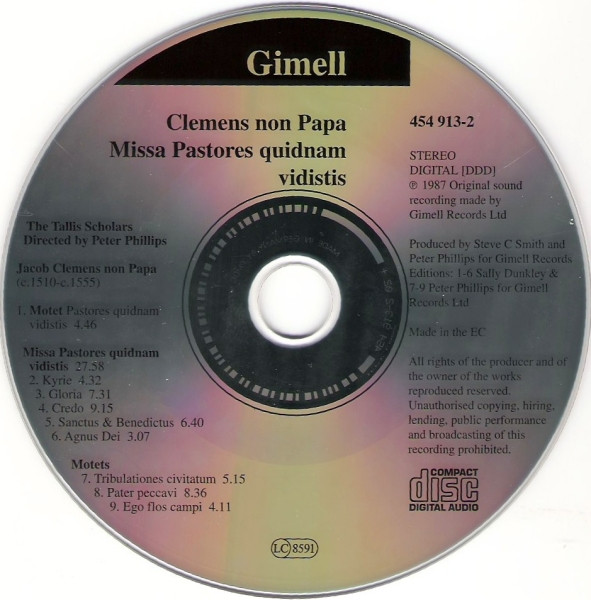 Clemens Non Papa, The Tallis Scholars, Peter Phillips (2)-2