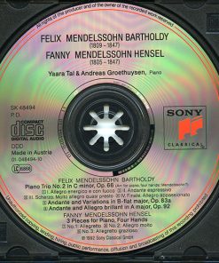Felix Mendelssohn Bartholdy* / Fanny Mendelssohn Hensel - Duo Tal & Groethuysen-2