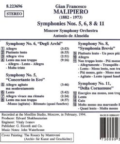 Gian Francesco Malipiero, The Moscow Symphony Orchestra, Antonio De Almeida-1