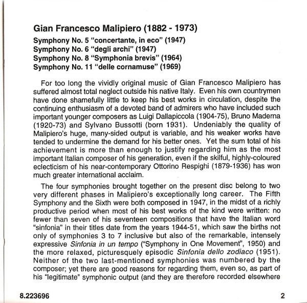 Gian Francesco Malipiero, The Moscow Symphony Orchestra, Antonio De Almeida-4