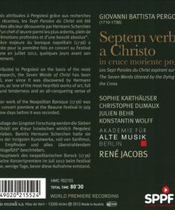 Pergolesi*, Sophie Karthäuser, Christophe Dumaux, Julien Behr, Konstantin Wolff, Akademie Für Alte Musik Berlin, René Jacobs-1