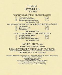 Herbert Howells, Kathryn Stott, Malcolm Stewart, Royal Liverpool Philharmonic*, Vernon Handley-2
