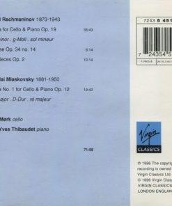 Sergei Rachmaninoff, Nikolai Myaskovsky - Truls Mørk, Jean-Yves Thibaudet-1