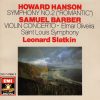 Howard Hanson / Samuel Barber, Elmar Oliveira, Saint Louis Symphony*, Leonard Slatkin-0