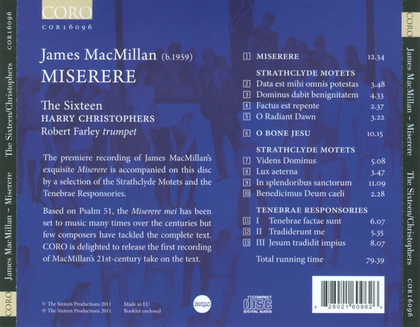 James MacMillan (2) - The Sixteen, Harry Christophers-1
