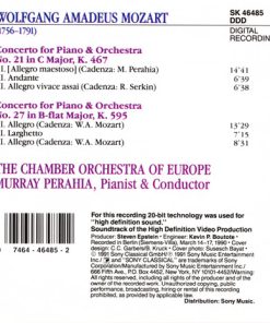 Mozart*, The Chamber Orchestra Of Europe, Murray Perahia-1