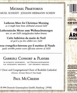 Michael Praetorius - Gabrieli Consort & Gabrieli Players, Paul McCreesh-2