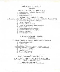 Henselt* / Alkan* - Marc-André Hamelin, BBC Scottish Symphony Orchestra, Martyn Brabbins-2