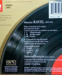 Ravel*, Samson François, André Cluytens, Orchestre De La Société Des Concerts Du Conservatoire-1