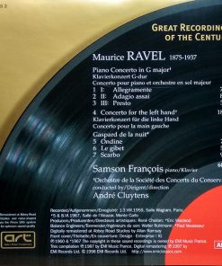 Ravel*, Samson François, André Cluytens, Orchestre De La Société Des Concerts Du Conservatoire-3