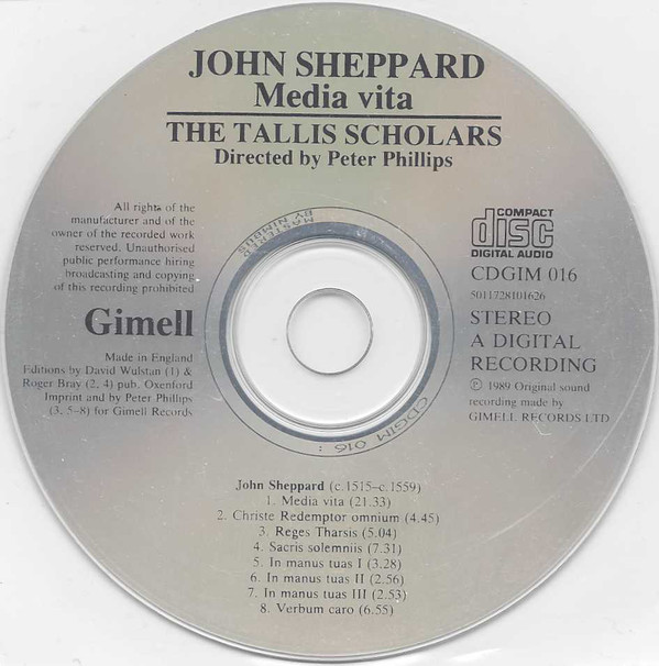 John Sheppard, The Tallis Scholars Directed By Peter Phillips (2)-3