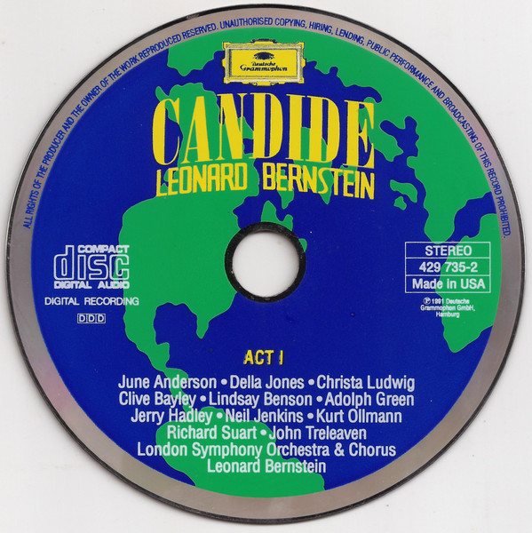 Leonard Bernstein, Jerry Hadley, June Anderson, Adolph Green, Christa Ludwig, Nicolai Gedda, Della Jones, Kurt Ollmann, London Symphony Orchestra & Chorus*-2