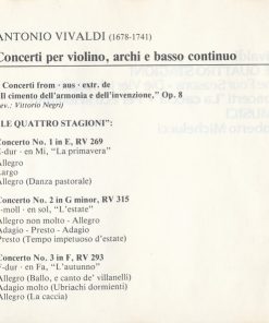 Vivaldi* - I Musici, Roberto Michelucci-4