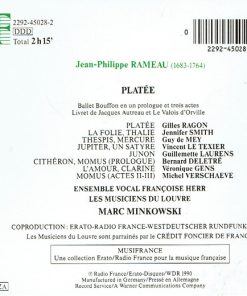 Rameau* - G. Ragon*, J. Smith*, G. De Mey*, Ensemble Vocal Françoise Herr, Les Musiciens Du Louvre, Marc Minkowski-1