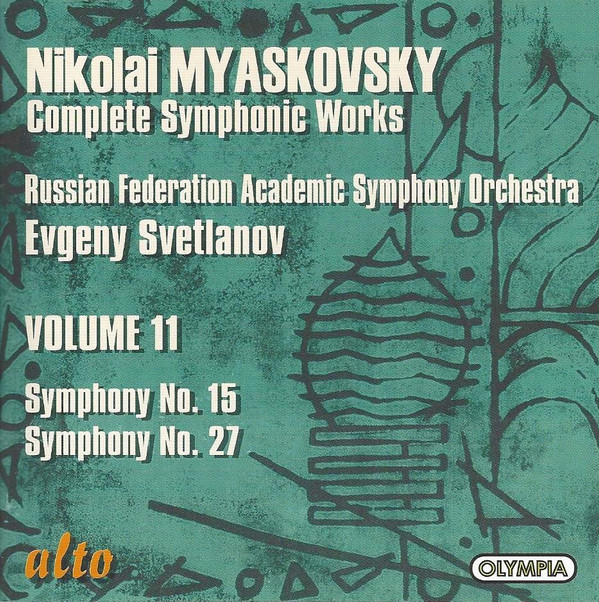 Nikolai Myaskovsky / Russian Federation Academic Symphony Orchestra*, Evgeny Svetlanov*-0