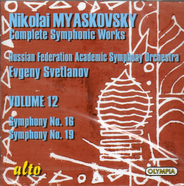 Nikolai Myaskovsky / Russian Federation Academic Symphony Orchestra*, Evgeny Svetlanov*-0