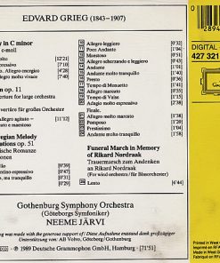 Grieg*, Gothenburg Symphony Orchestra*, Neeme Järvi-1