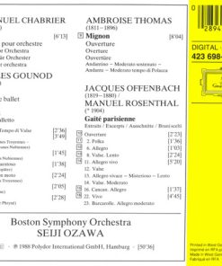 Offenbach* / Gounod* / Chabrier*, Thomas* - Boston Symphony Orchestra, Seiji Ozawa-1