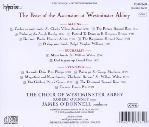 The Choir Of Westminster Abbey, Robert Quinney, James O'Donnell (2)-1