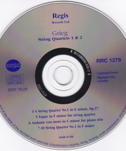 Edvard Grieg, Raphael Quartet, Jet Röling-2