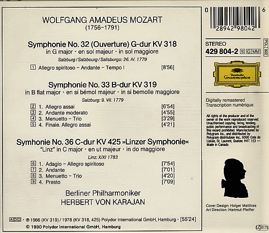 Mozart*, Berliner Philharmoniker, Herbert von Karajan-1