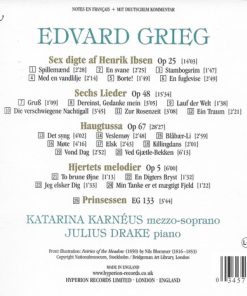 Grieg* - Katarina Karnéus, Julius Drake-1