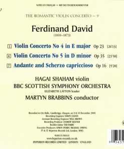 David*, Hagai Shaham, BBC Scottish Symphony Orchestra, Martyn Brabbins-1
