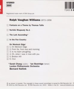 Vaughan Williams* : Ian Bostridge • Sarah Chang • London Philharmonic Orchestra • Bernard Haitink-1