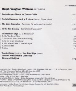 Vaughan Williams* : Ian Bostridge • Sarah Chang • London Philharmonic Orchestra • Bernard Haitink-3